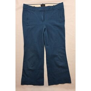 J. Crew Teddie E8366‎ Women's Teal Capri Pants. Size 8